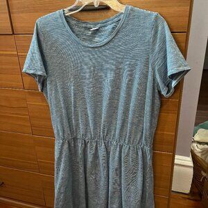 Old Navy dress, size XL, blue stripes